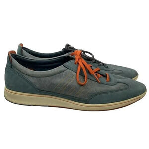 Ecco fashion sneakers size 40 robbins egg blue leather comfort walking outdoors